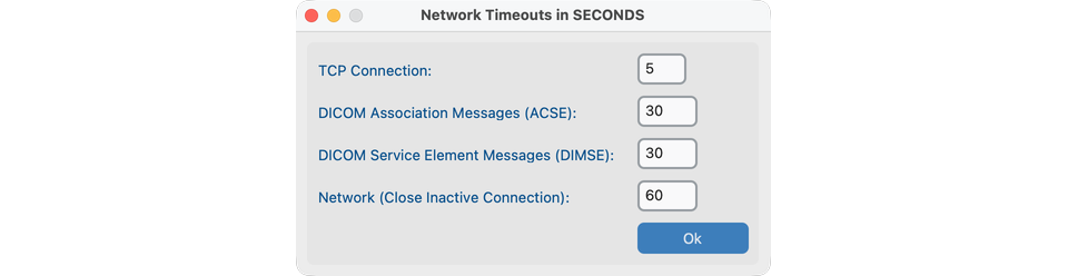 Network Timeouts