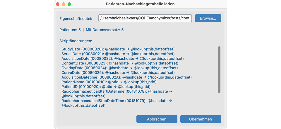 Nachschlagetabelle