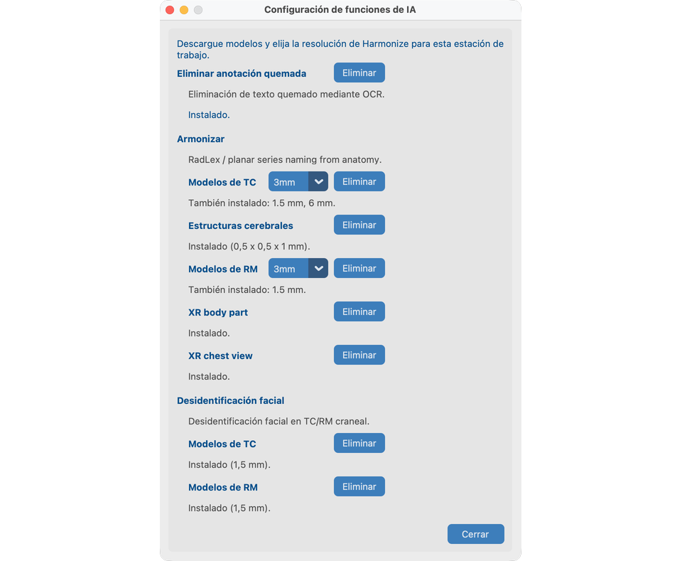 Configuración de Funciones de IA