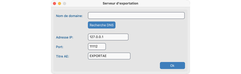 Serveur d’exportation