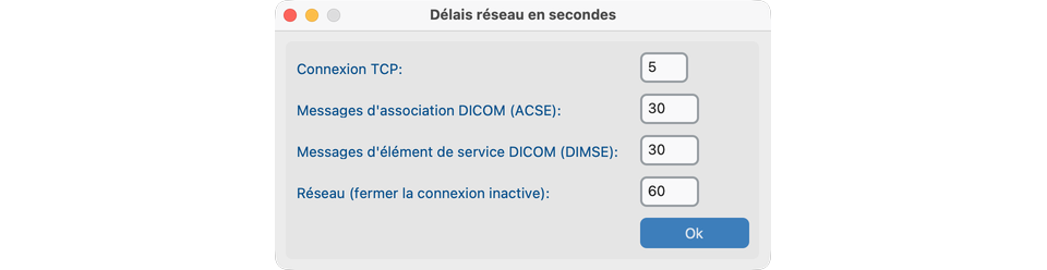Délais réseau
